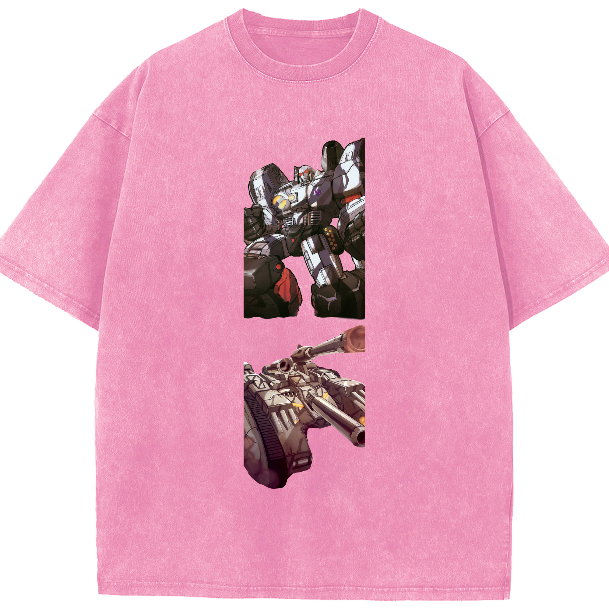 （画像用） Transformers トランスフォーマー 綿100% ヴィンテージ風 半袖Tシャツ（フロントプリント）